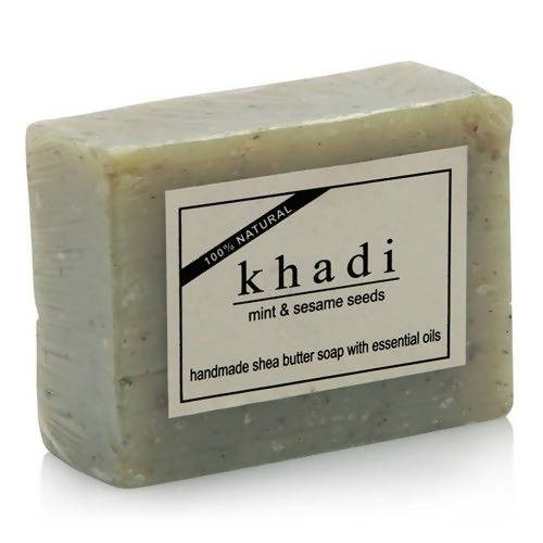 Khadi Natural Mint & Sesame Seeds Soap  Grab2Buy Khadi Natural Grab2Buy