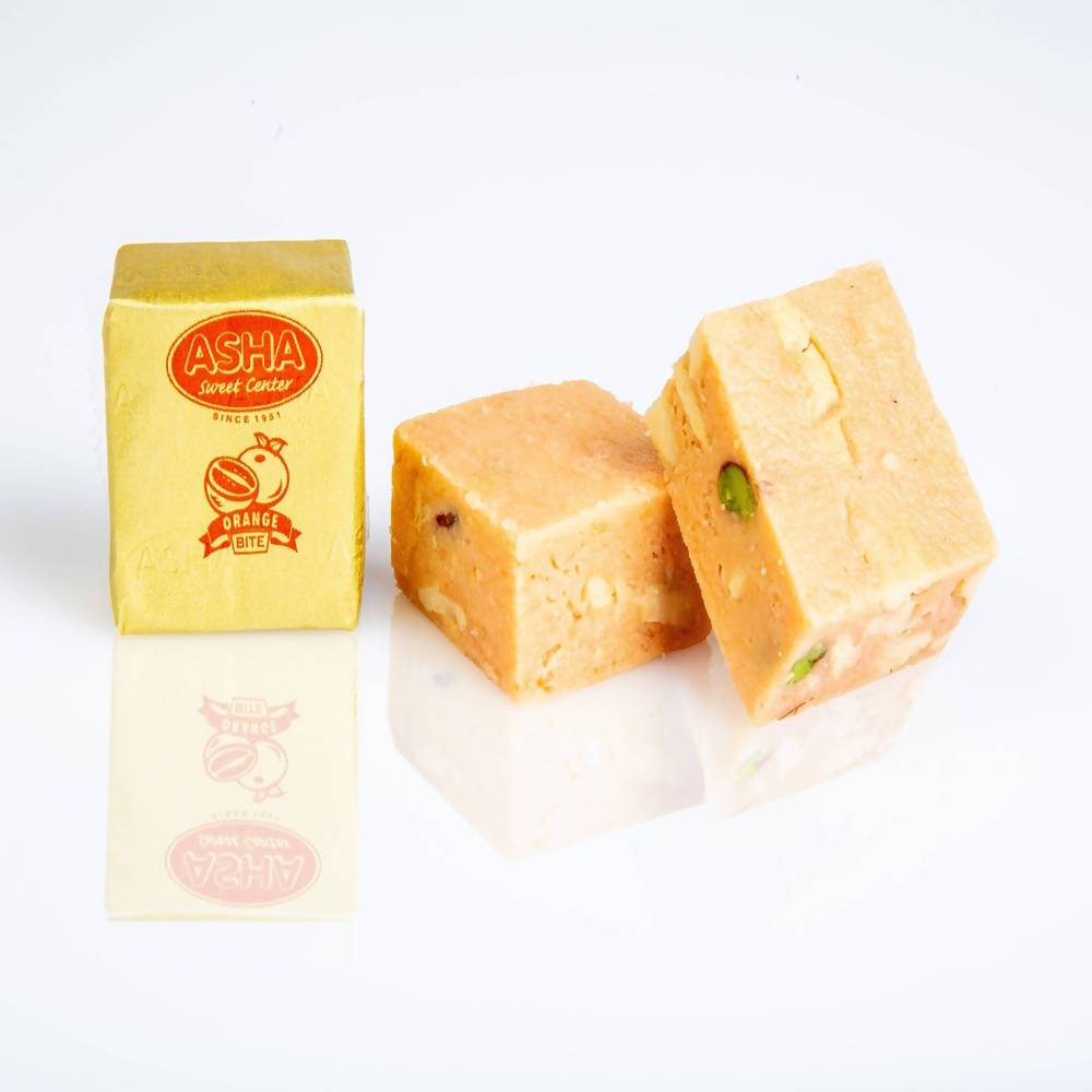 Asha Sweet Center Mewa Orange Bites 