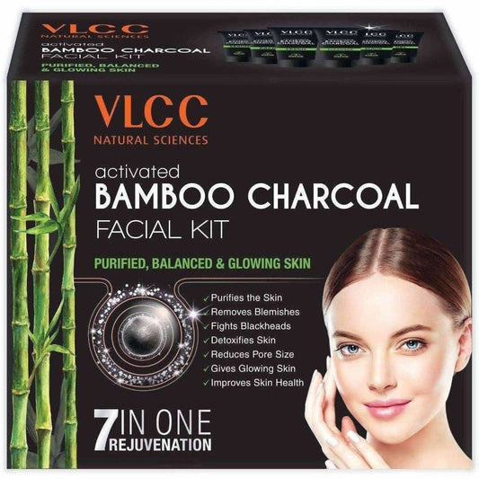 VLCC Activated Bamboo Charcoal Facial Kit  Grab2Buy VLCC Grab2Buy
