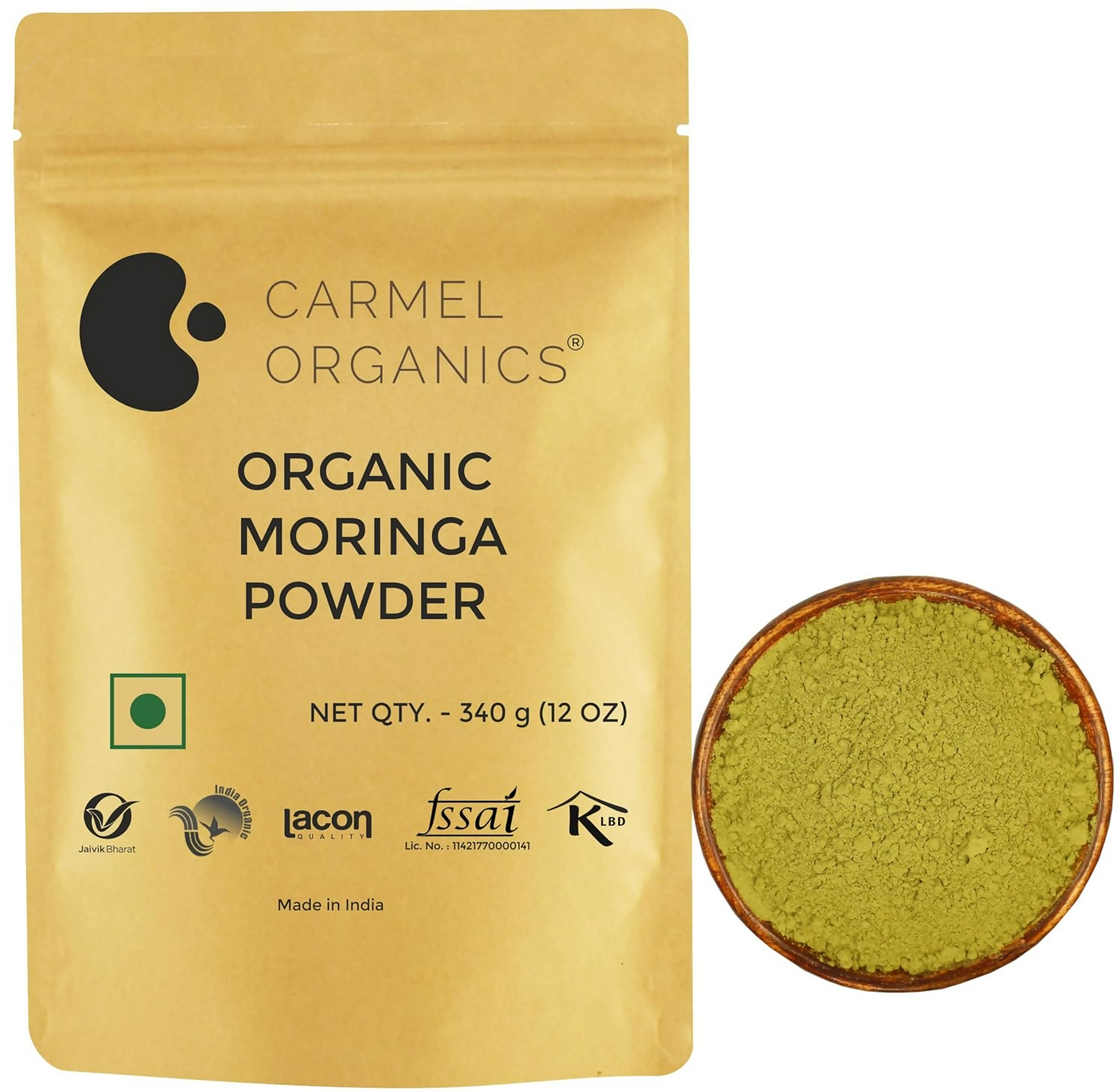 Carmel Organics Moringa Leaves Powder 