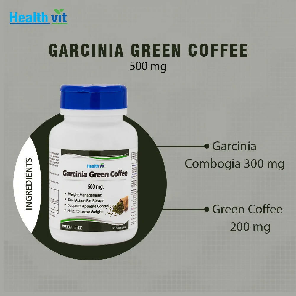 Healthvit Garcinia Green Coffee Capsules - Grab2buy
