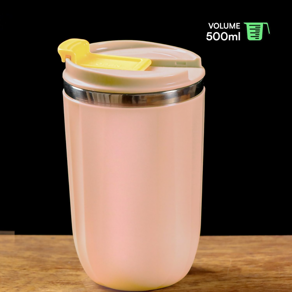 Udyan Tea Stainless Steel Vacuum Insulated Tumbler - Pink  Grab2Buy Udyan Tea Grab2Buy