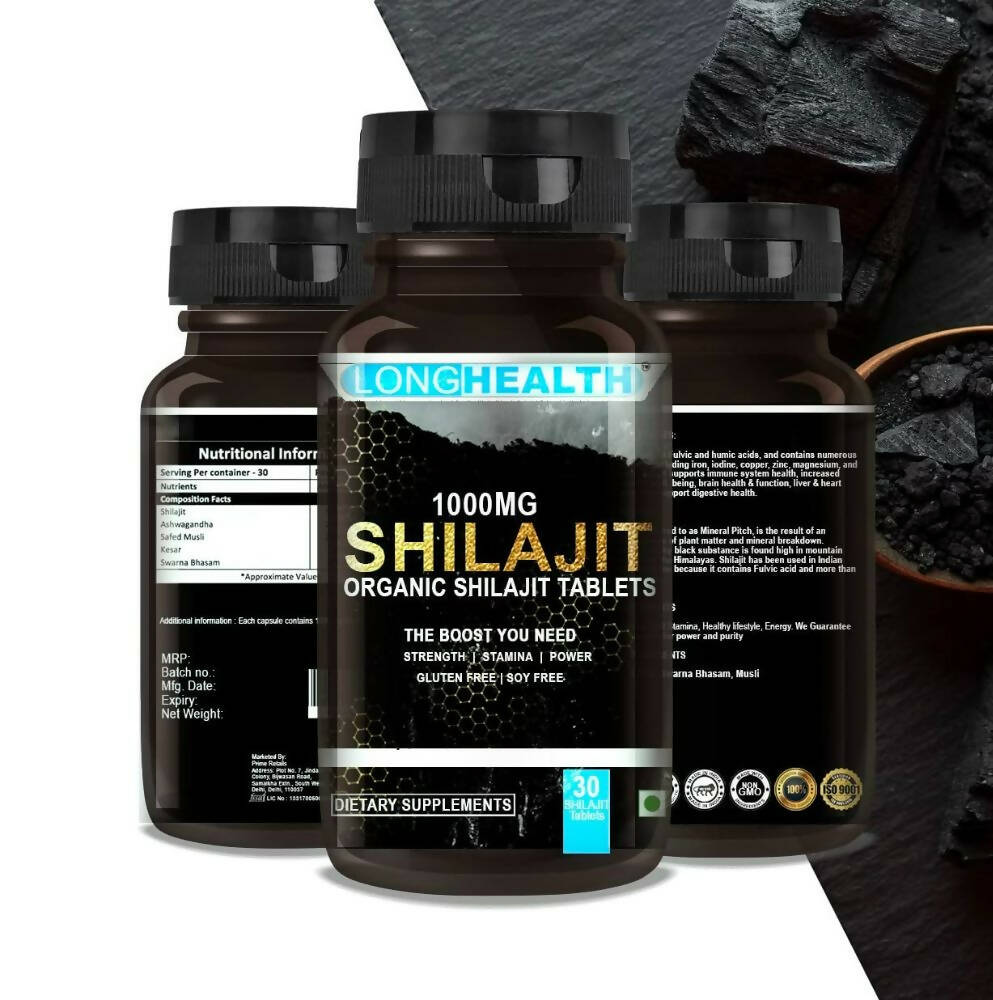 LongHealth Pure Himalayan Organic Sj Tablets 