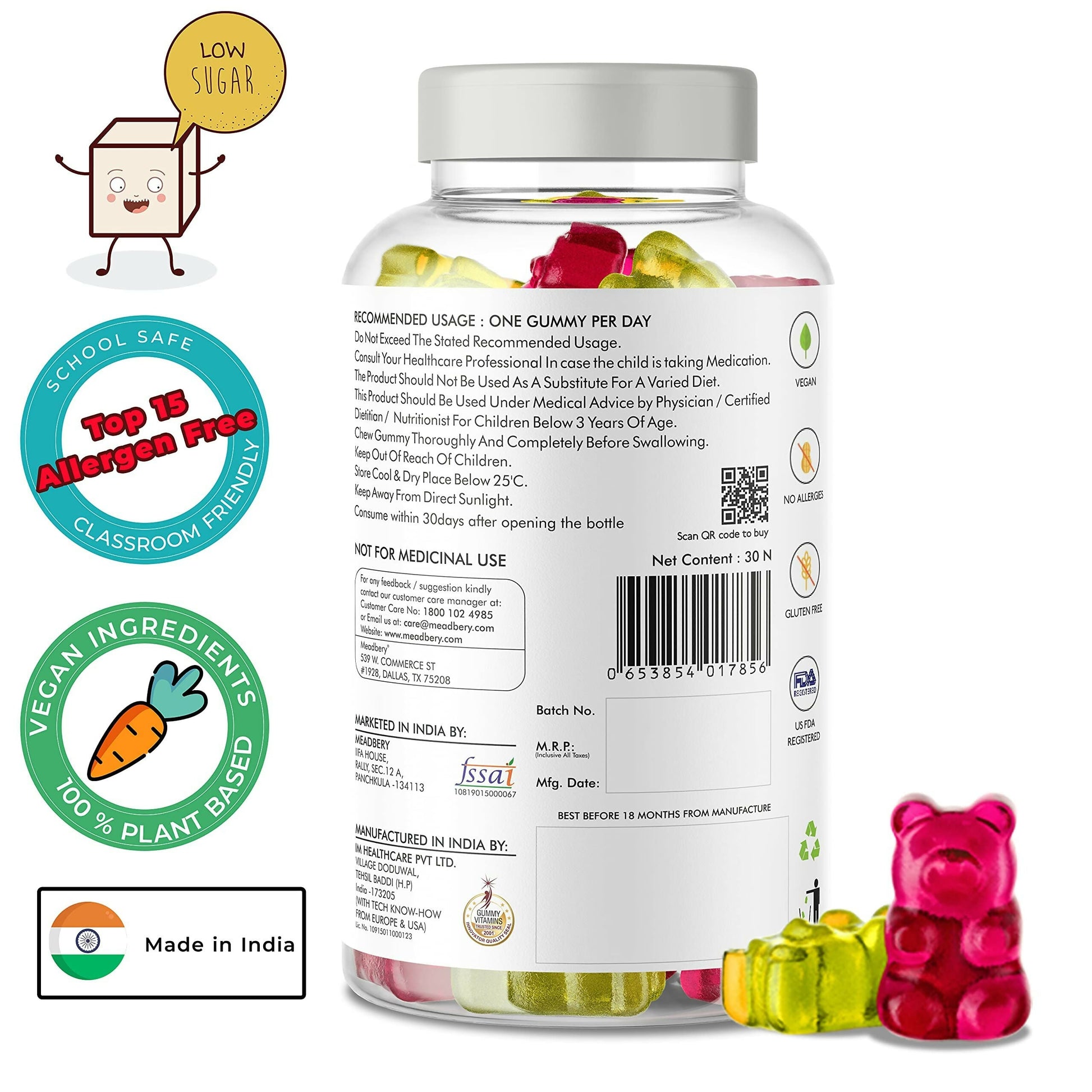 Meadbery Kids Multivitamin Gummy 