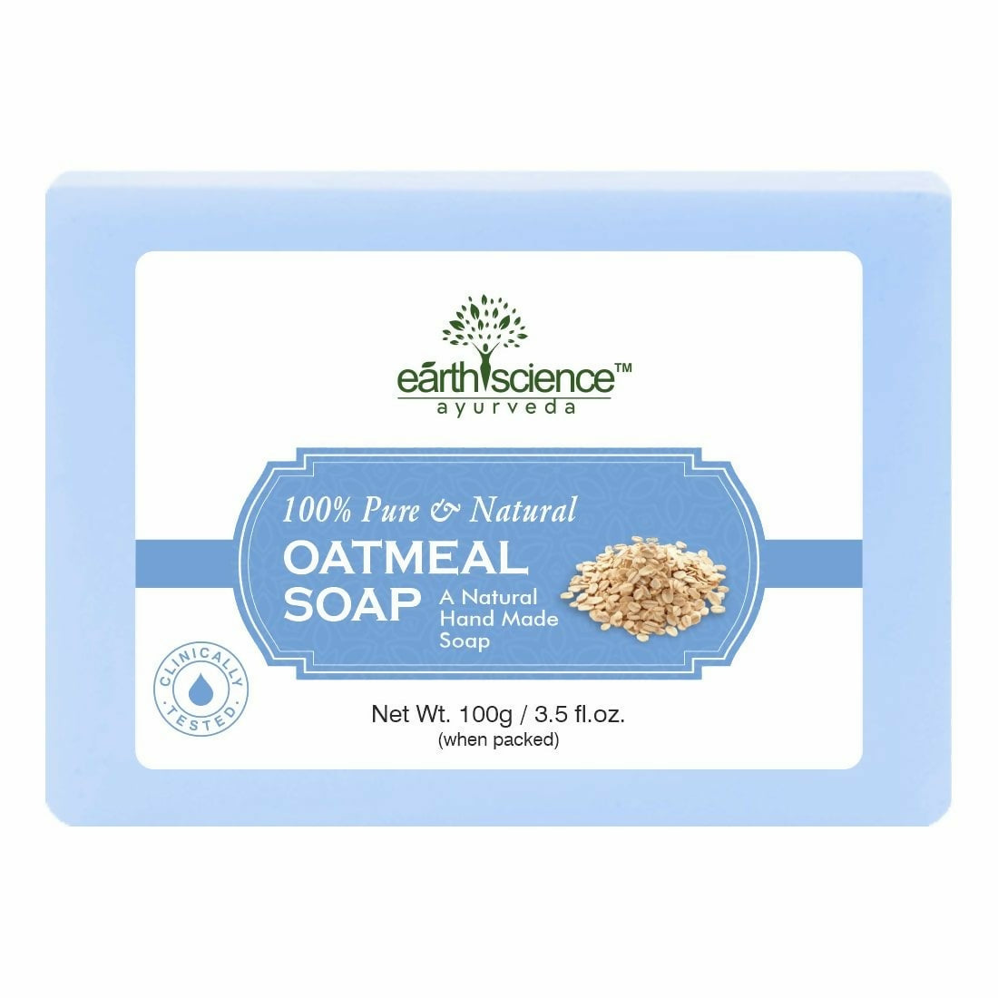 Earth Science Ayurveda Oat Meal Bath Soap 