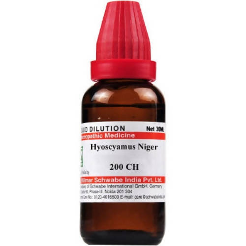 Dr. Willmar Schwabe India Hyoscyamus Niger Dilution 