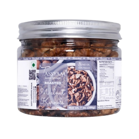 Tassyam Organics Roasted Walnut Halves