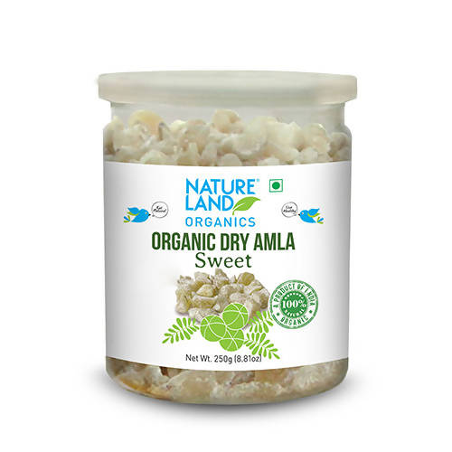 Nature Land Organics Dry Amla Candy Sweet - Grab2buy