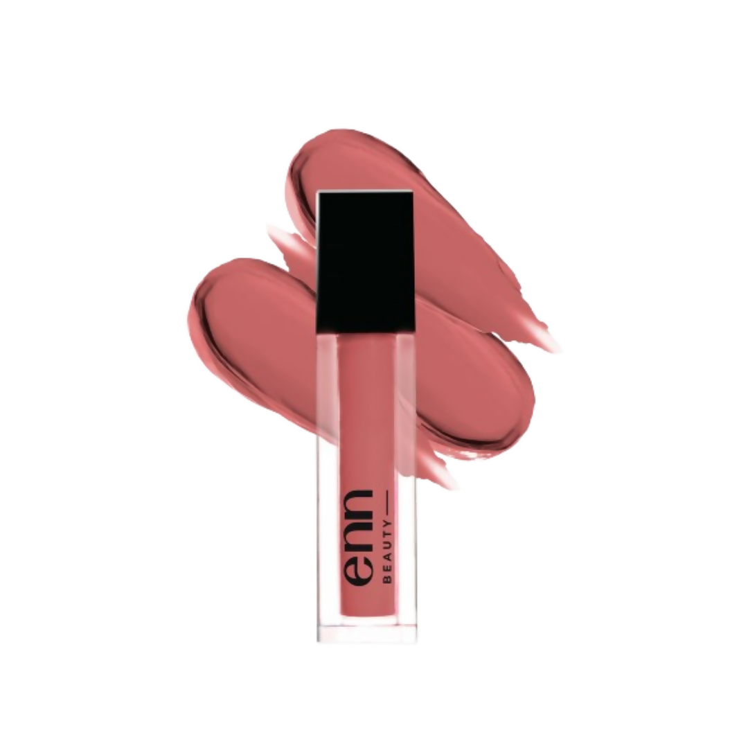 Enn Semi Matte Red Liquid Lipstick - Dusty Mauve 