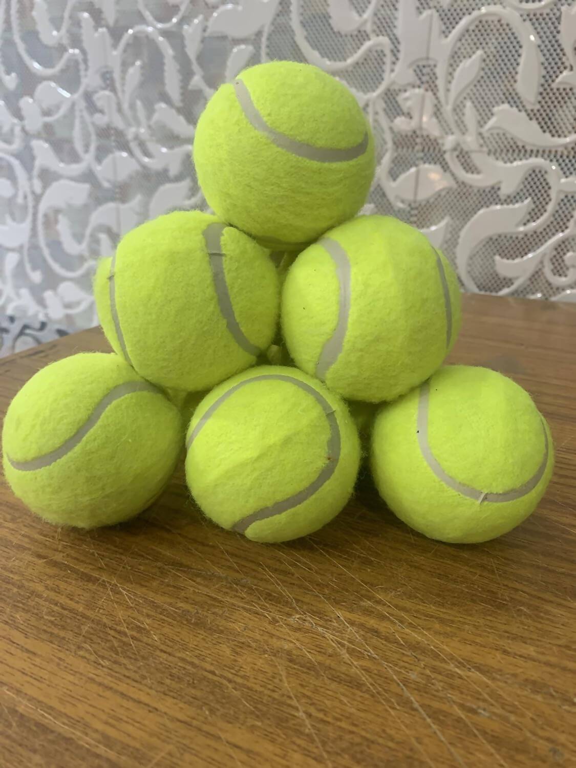 M ART Cricket Tennis Ball Light Weight (Pack of 10) 