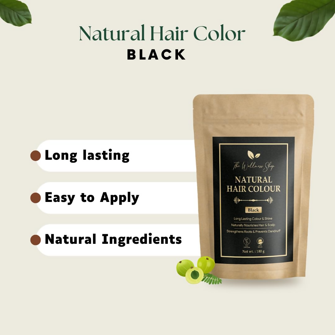 The Wellness Shop Natural Black Hair Colour  Grab2Buy The Wellness Shop Grab2Buy