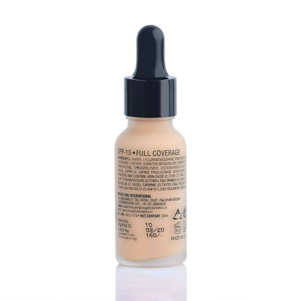 Insight Cosmetics Ultra-Thin Second Skin Long Wear Liquid, Creamnatural Foundation - Golden Honey - Grab2buy