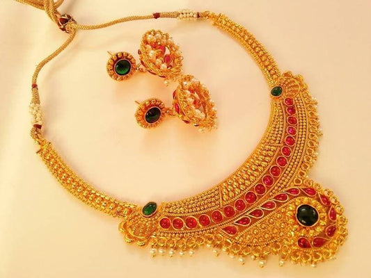 Multicolor Kemp Necklace Set For Women