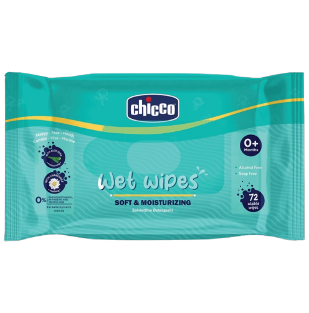 Chicco Wet Wipes Soft & Moisturizing - Grab2buy