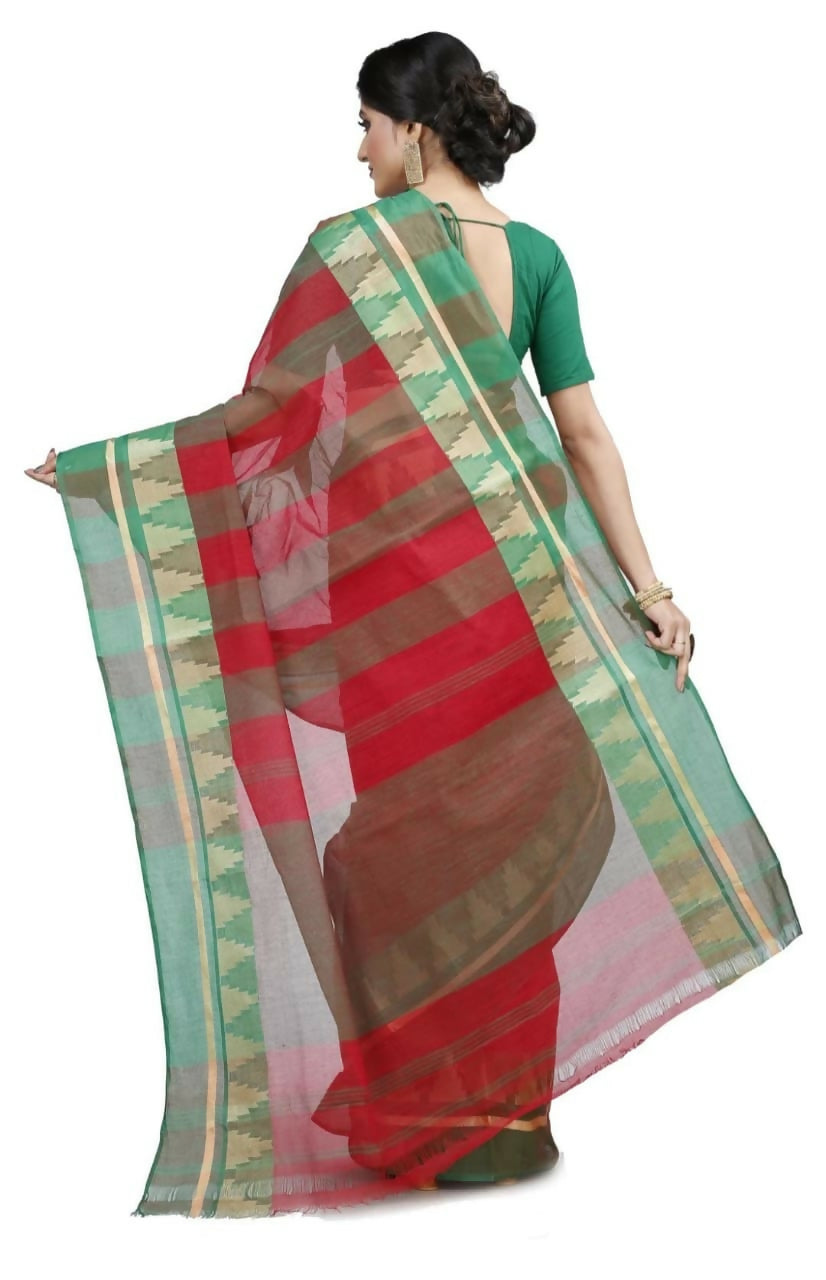 Exclusive Collection Red 100% Pure Cotton Tant Grab2Buy 