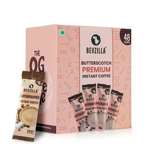 Bevzilla Instant Coffee Powder Sachets (Butterscotch) 