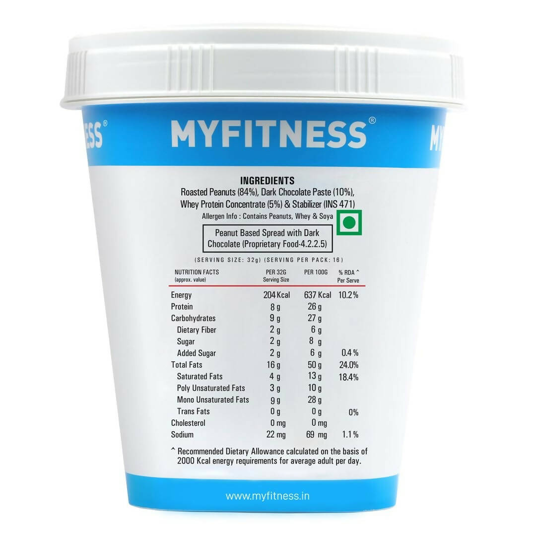 Myfitness High Protein Dark Chocolate Peanut Butter Smooth - Grab2buy