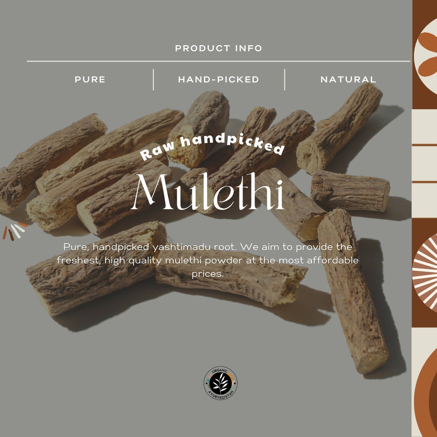 Organic Ayurvedistan Mulethi Powder 