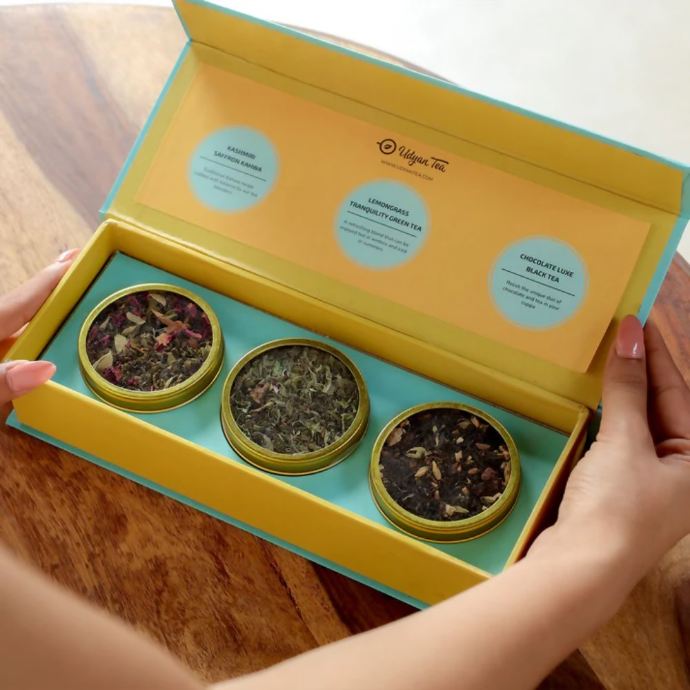 Udyan Tea Euphoria Assorted Tea Gift Box  Grab2Buy Udyan Tea Grab2Buy