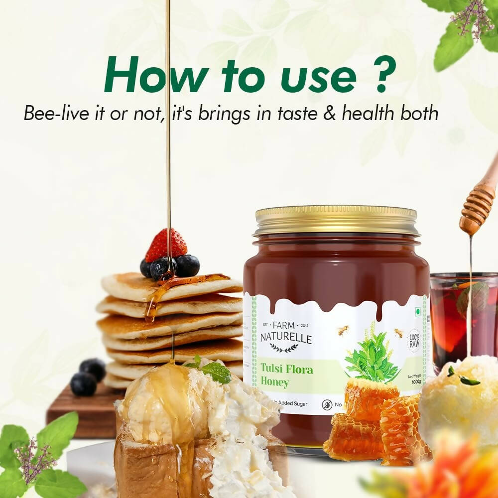 Farm Naturelle Vana Tulsi Honey Forest Flower Honey - Grab2buy