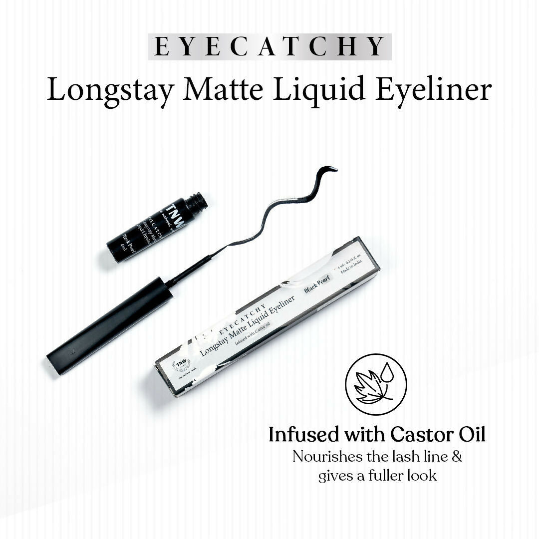 The Natural Wash Eyecatchy Longstay Matte Liquid Eyeliner - Black Pearl  Grab2Buy The Natural Wash Grab2Buy