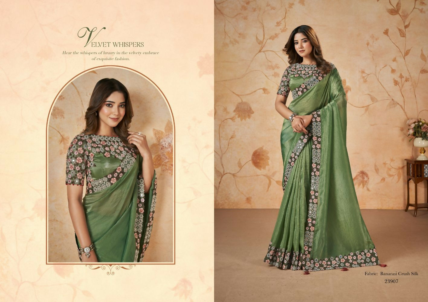 Thread,Sequence,Cord Embroidered with Stone & Mirror Work - Mohmanthan Dakshika  Grab2Buy Mohmanthan Dakshika Grab2Buy