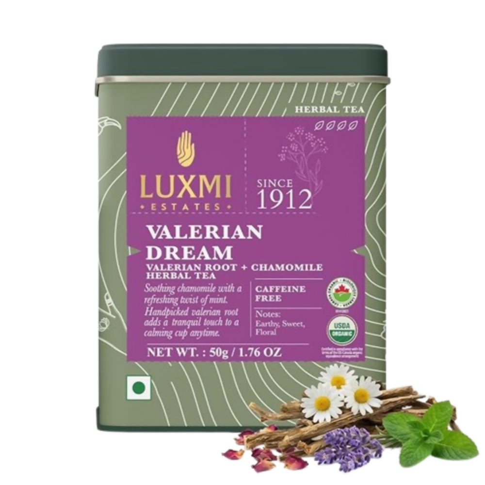 Luxmi Estates Valerian Dream – Organic Sleep Tea