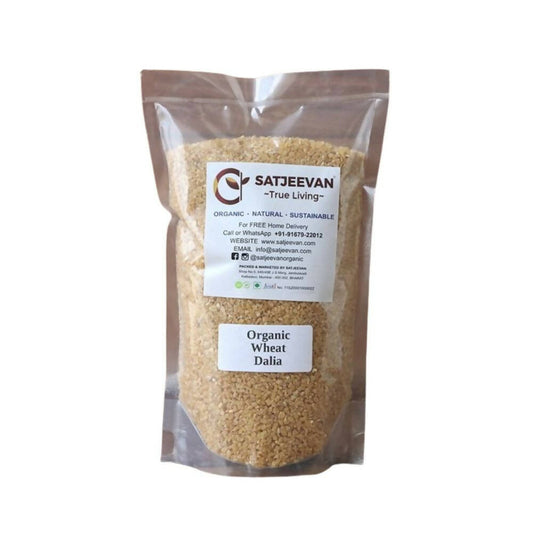 Satjeevan Organic Wheat Dalia Thuli - Grab2buy