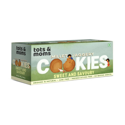 Tots and Moms Millet & Jaggery Cookies Sweet & Savory  Grab2Buy Tots and Moms Grab2Buy