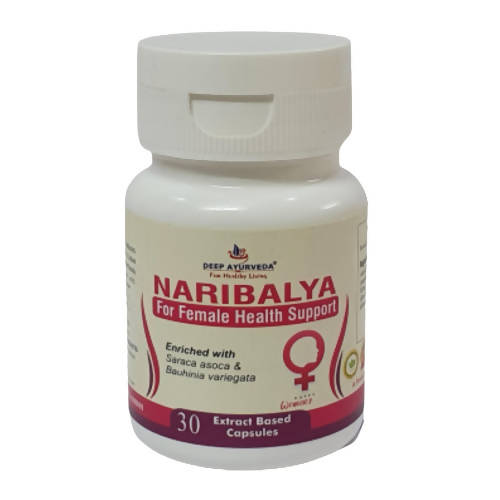 Deep Ayurveda Naribalya 500mg Veg Capsules - Grab2buy