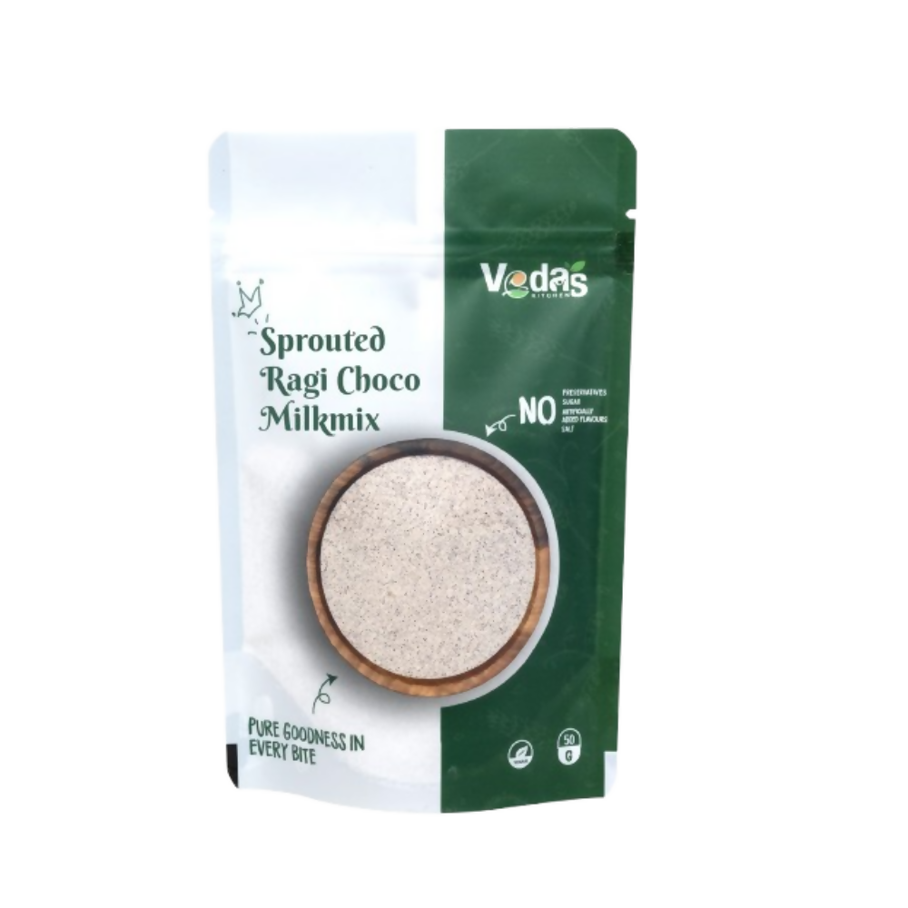 Vedas Kitchen Sprouted Ragi Choco Milkmix  Grab2Buy Vedas Kitchen Grab2Buy