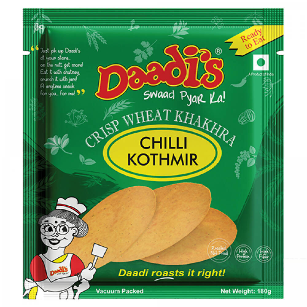 Daadi's Chilli Kothmir Khakhra 