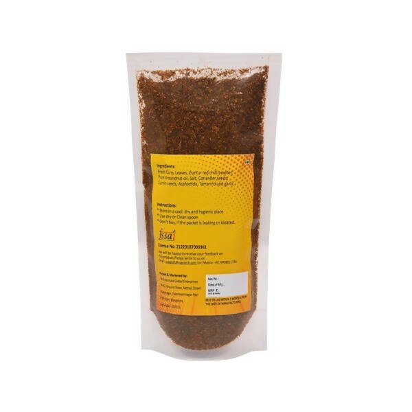 Amoga's Pickles Factory Curry Leaves Karam Podi Andhra Style - Grab2buy