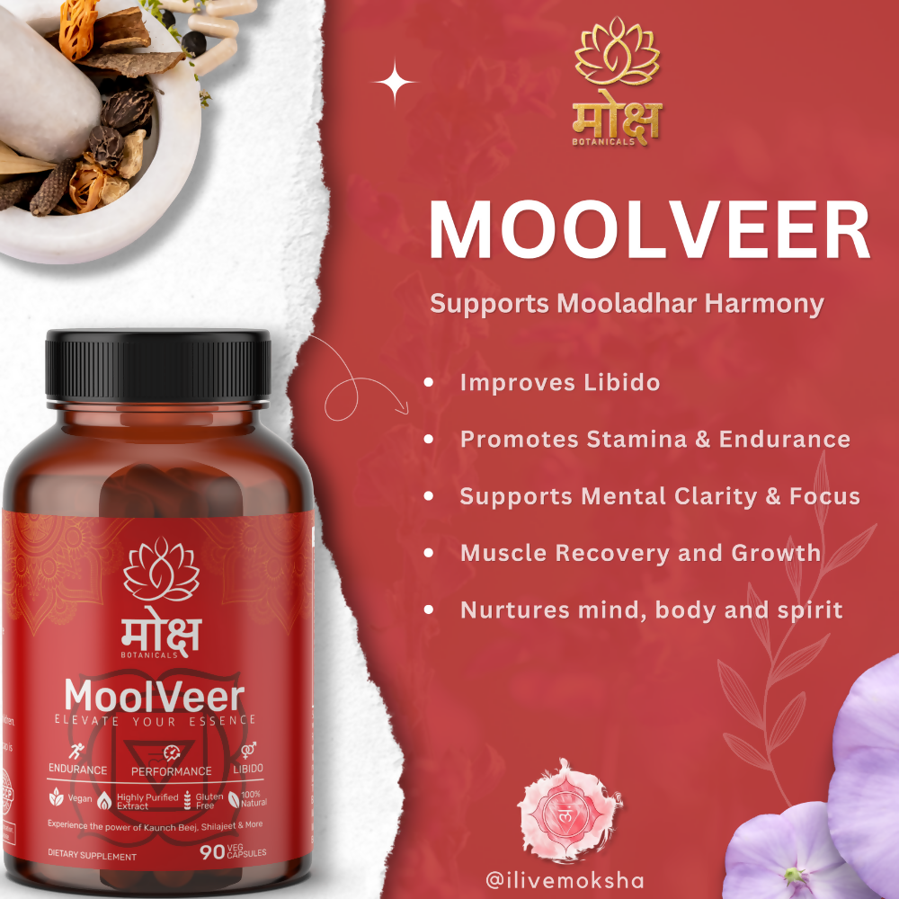 Moksha Botanicals Moolveer Capsules 
