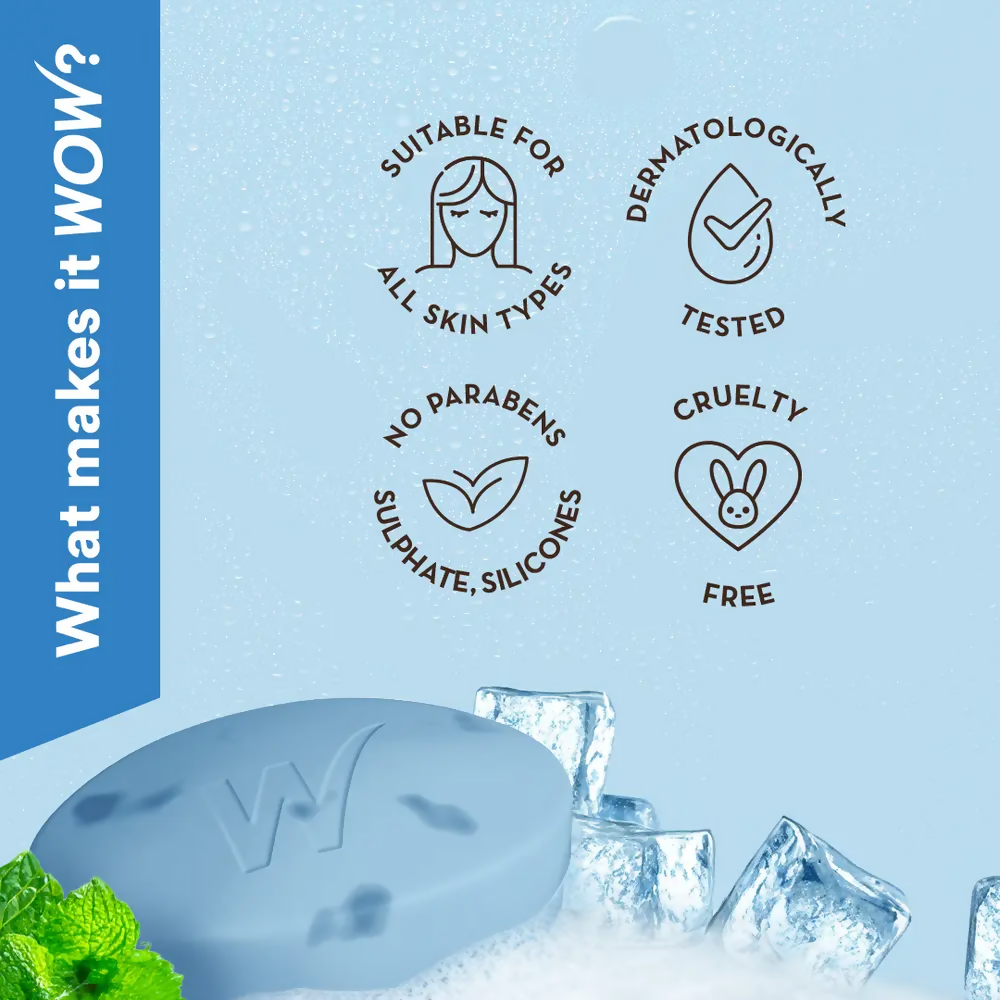 Wow Skin Science Wild Aqua & Ceramide Moisturizing Soap – Cooling, Hydrating & Skin Nourishing for All Skin Types  Grab2Buy Wow Skin Science Grab2Buy