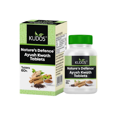 Kudos Ayurveda Nature's Defence Ayush Kwath Tablets 