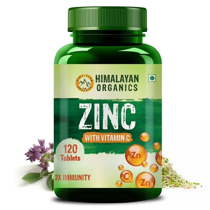 Himalayan Organics Zinc With Vitamin C Tablets 