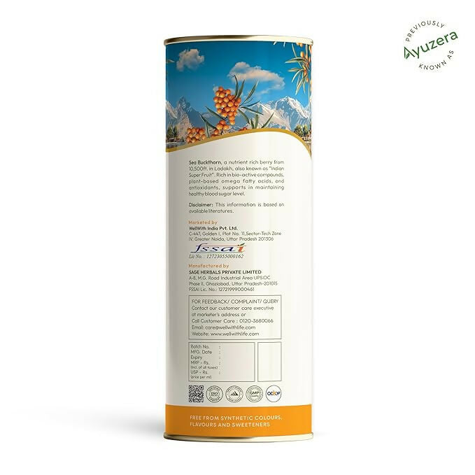 Wellwith Himalayan Sea Buckthorn Pulp  Grab2Buy Wellwith Grab2Buy