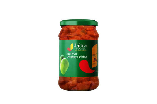 Jaitra Foods Guntur Avakaya Pickle - Grab2buy