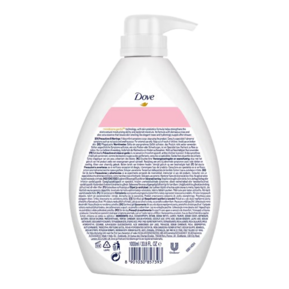 Dove Body Wash- Soothing Rose & Aloe Vera Body 