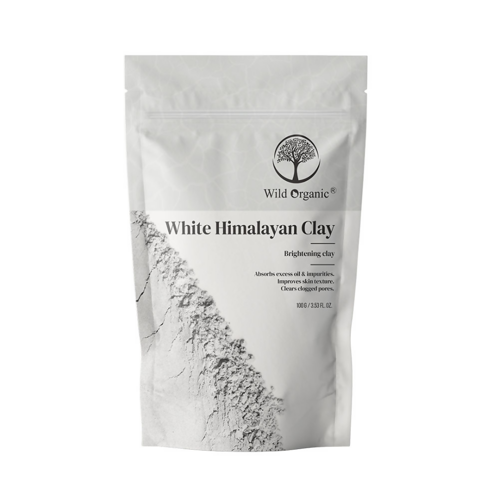 Wild Organic White Himalayan Brightening Clay Powder 