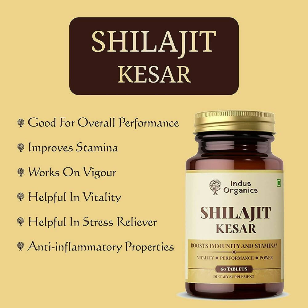 Indus Organics Pure Sj Kesar Tablets 