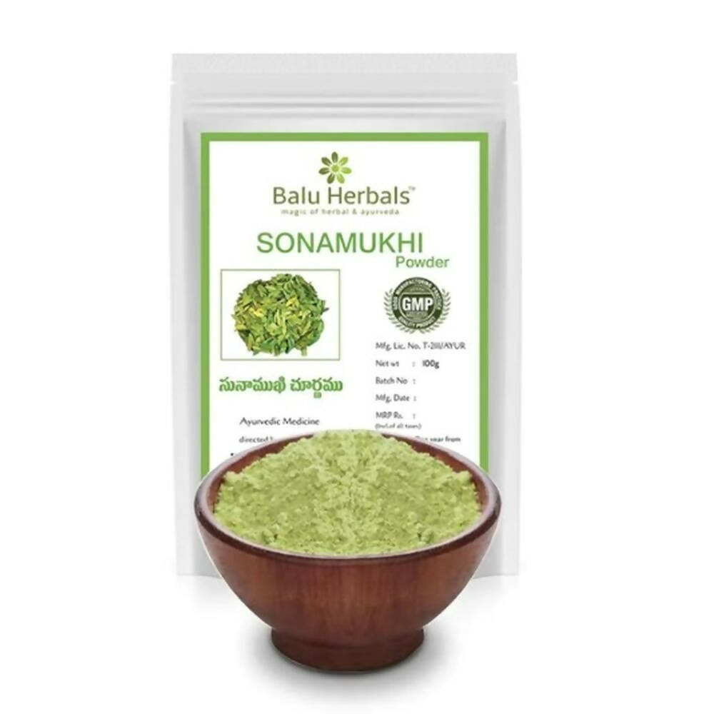 Balu Herbals Senna Leaves (Sonamuki Akulu) Powder - Grab2buy