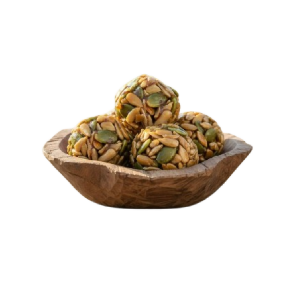 Sreshta Farms Healthy Seed Laddu – Muskmelon, Sunflower & Watermelon Blend 