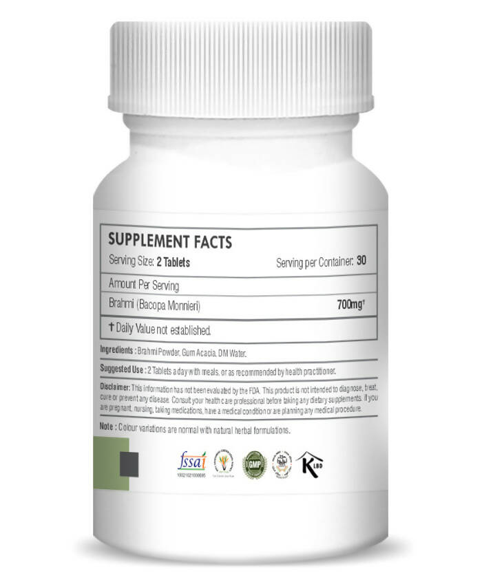 H&C Herbal Brahmi Tablets 