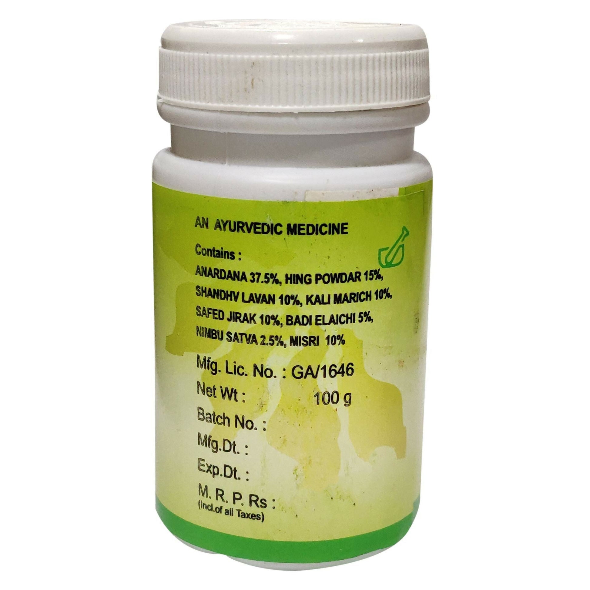 Lion Ayurveda Dadimastak Churna 