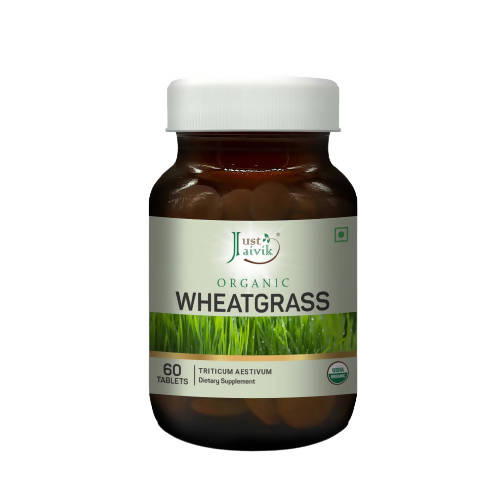 Just Jaivik Organic Wheatgrass Tablets 
